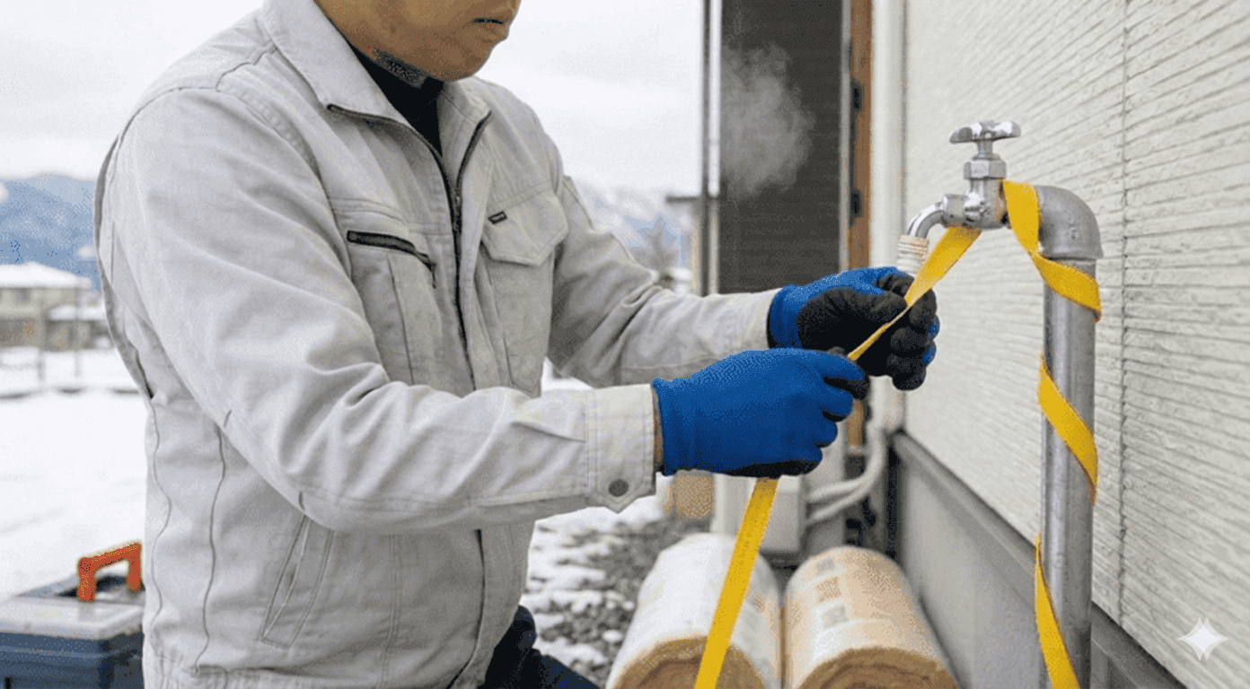 水道管が破裂・凍結した